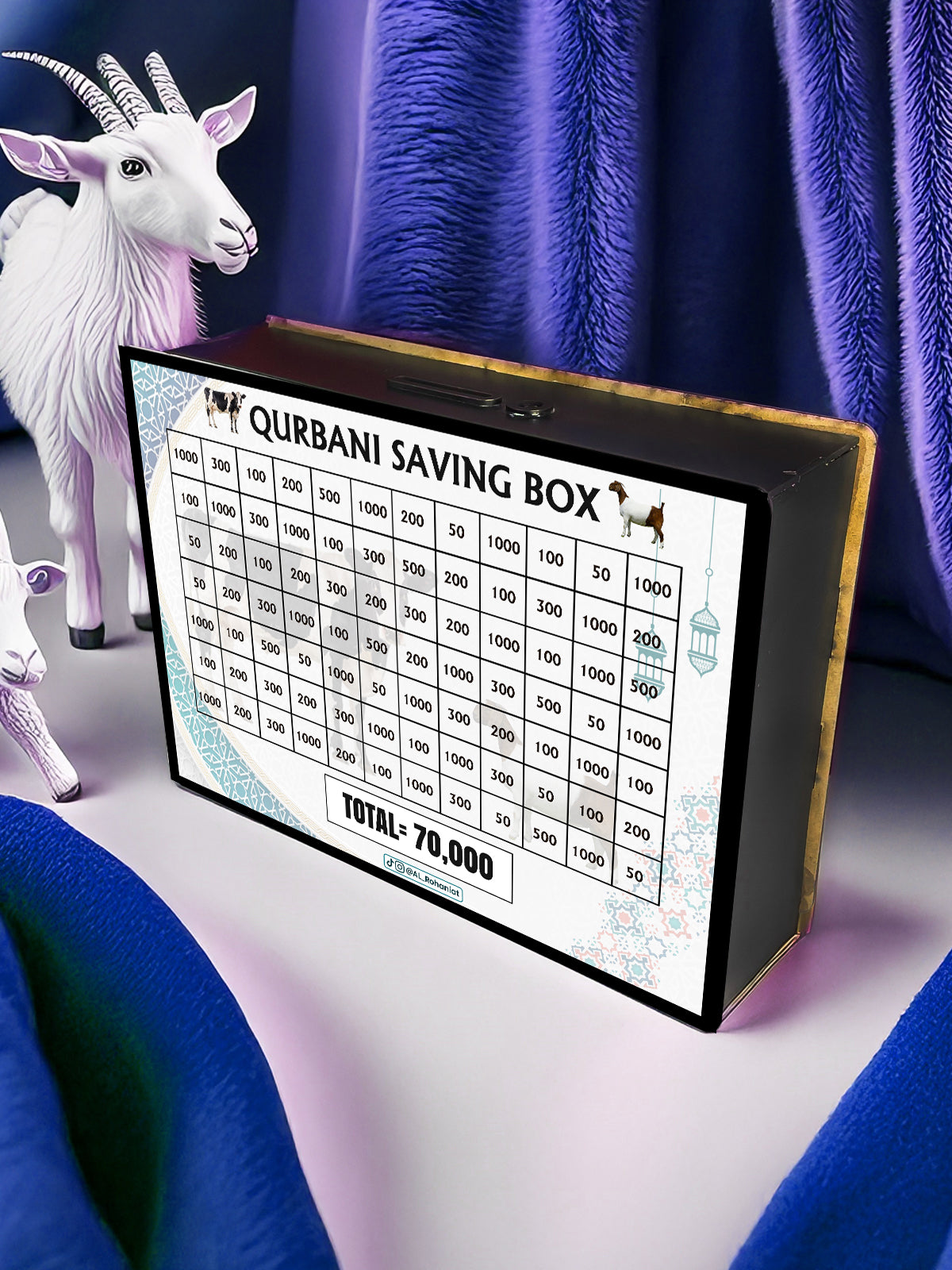 Qurbani Saving Box ~ 70000 Rupees
